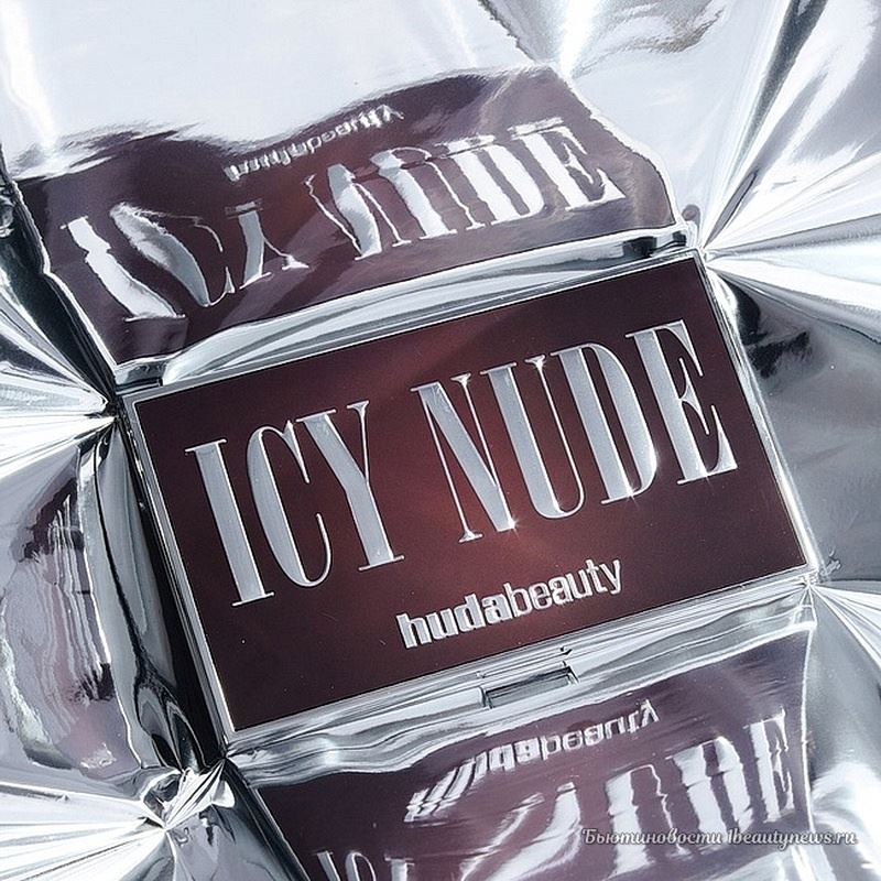 Huda Beauty Icy Nude Eyeshadow Palette Christmas Holiday 2024