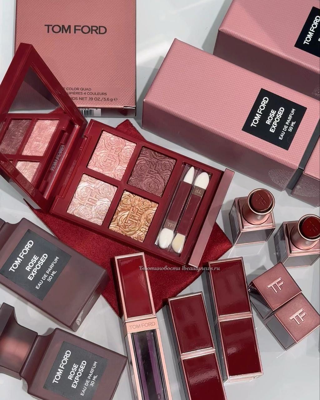 Tom Ford Rose Exposed Makeup Collection Valentine's Day 2025