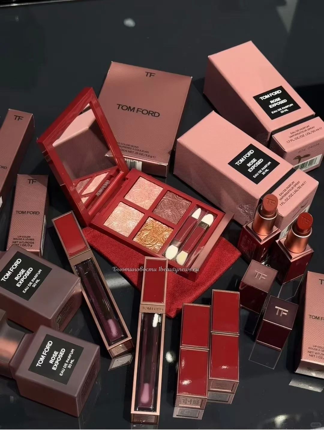 Tom Ford Rose Exposed Makeup Collection Valentine's Day 2025