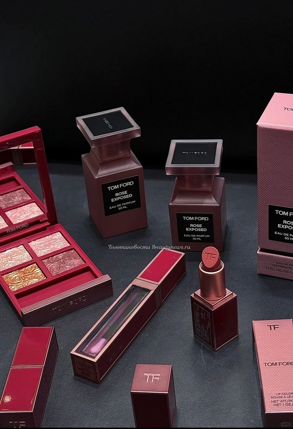 Tom Ford Rose Exposed Makeup Collection Valentine's Day 2025