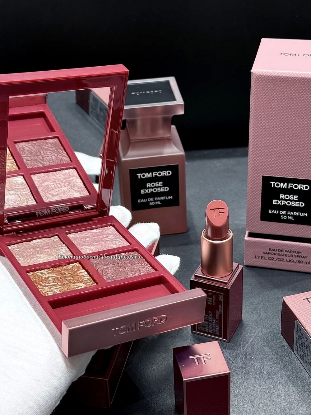 Tom Ford Rose Exposed Makeup Collection Valentine's Day 2025