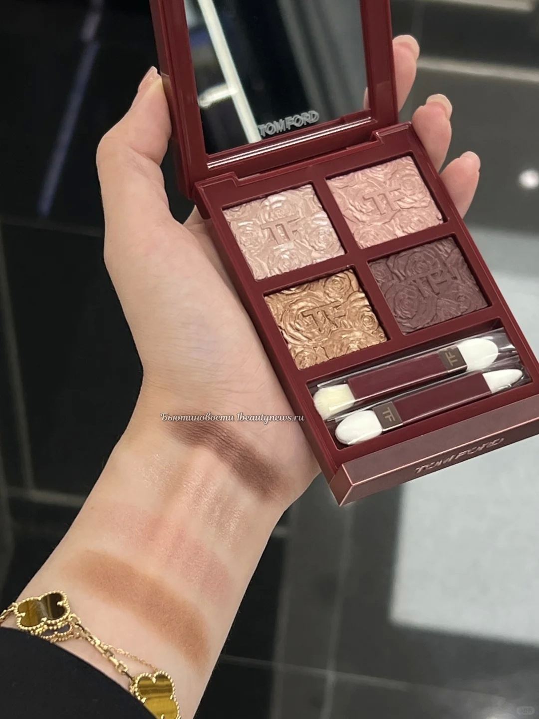 Tom Ford Rose Exposed Eye Color Quad - Swatches