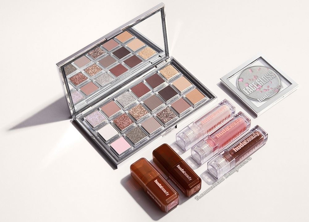 Huda Beauty Icy Nude Makeup Collection Christmas Holiday 2024