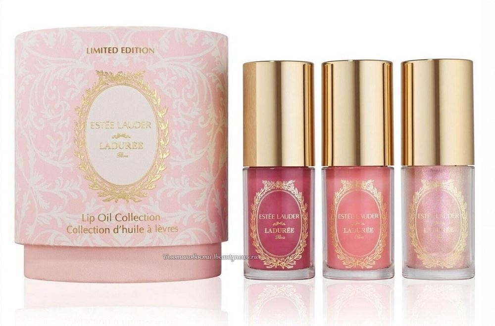 Estee Lauder x Laduree Limited Edition Lip Oil Collection Spring 2025