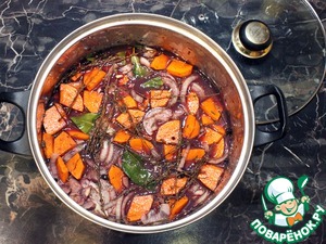 Петух по-бургундски ( «Coq au vin»)